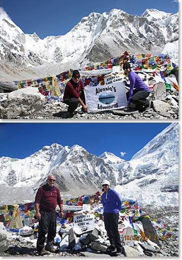 We made it to Everest Base camp