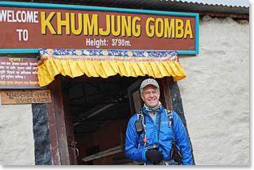 The sister village to Khunde is Khumjung, here we visited the gompa, or monastery