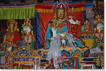 Inside Khumjung Monestary