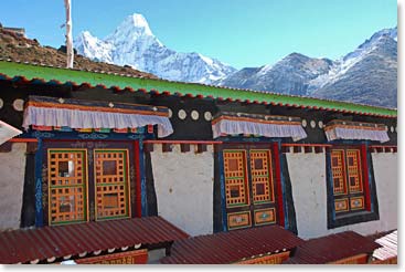 The Pangboche Monastery with Ama Dablam