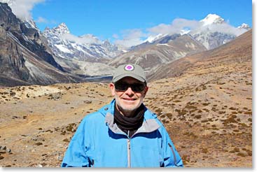 Ken ready for our acclimatization day hike