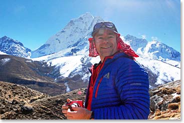 Bob with Ama Dablam