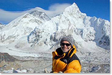 Ken with Everest in the background