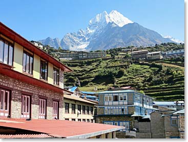 Scott and Barbara returned to Namche to enjoy another stay at the Panorama lodge
