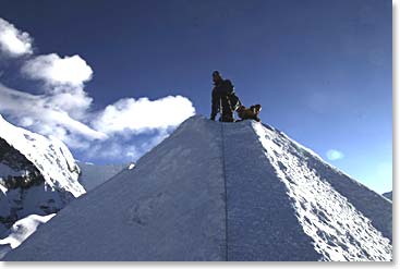 Island Peak climbers had great success on Island Peak today!