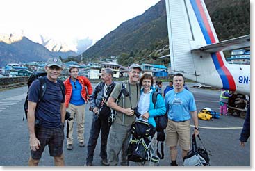 After an exciting plane ride we were excited to arrive in Lukla.