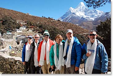 After our special visit with Lama Geishe