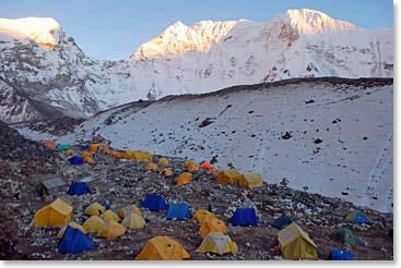 Island Peak base camp