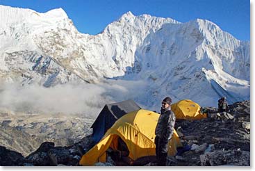 Our High Camp on Island Peak