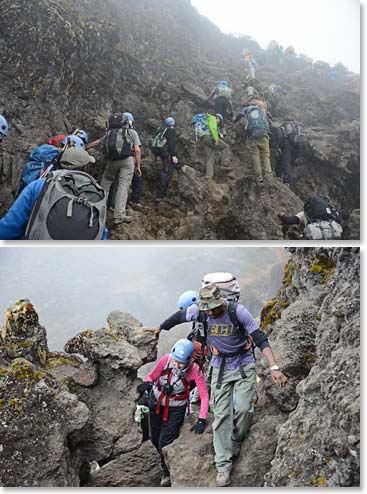 Escalando o Barranco Wall (Climbing the Barranco Wall)