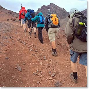 Our first day of hiking in Argentina