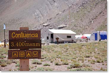 Confluencia camp site