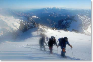 Climbing in the wind