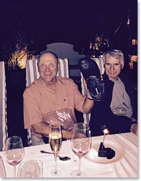 Wally received a surprize birthday present from his wife in Canada