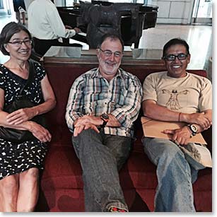 Dena, Ed and Javier at the Park Hyatt Hotel