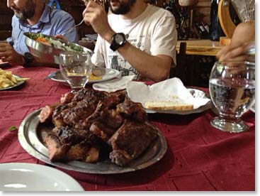 And of course the menu was more meat!