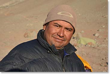 Osvaldo, the expedition leader