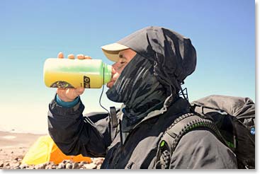 Trevor knows hydration is key!