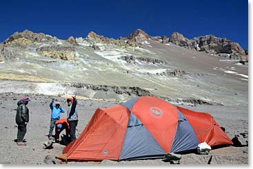 Big Agnes tent has been great during this expedition