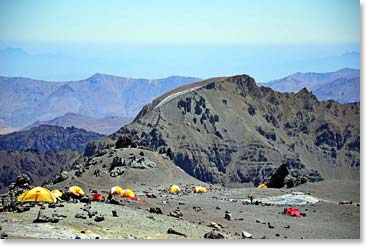 Our camp site – Nido de Condor