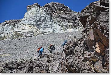 Our acclimatization hike