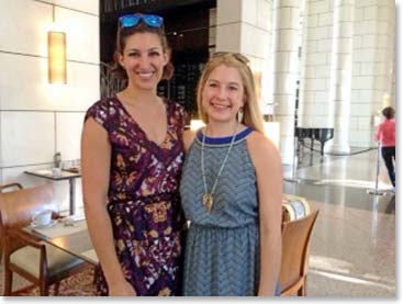 Two friends from Tahoe, Kristen and Lauren ready to begin their wine adventure!