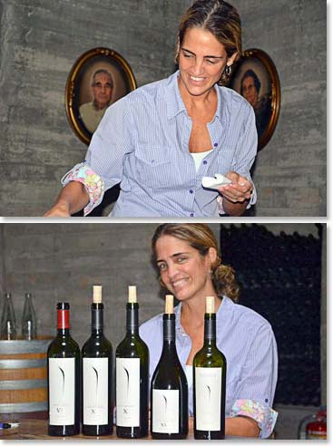 Michelle our fantastic wine guide was so informative