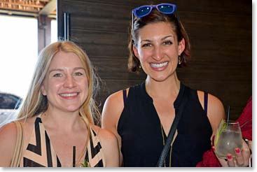 The girls arrived to the Vines Resort and Spa to welcome drinks