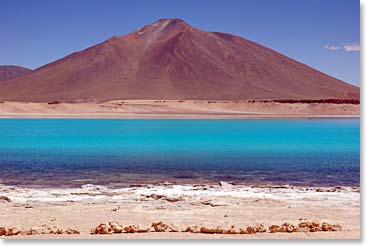 Beautiful clear skies for our first day at Laguna Verde