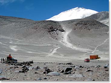 Arriving at Atacama Base Camp – 17,400ft/5,300m
