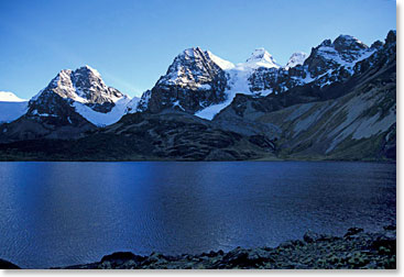 Beautiful views of the Condoriri Range