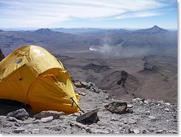 BAI tent at High Camp