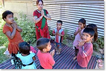 CORE offers scholarship programs for children in the valley whose families have no funds for the school supplies they would be required to purchase even in public schools in Nepal.  These children would have no way to begin their education without CORE.