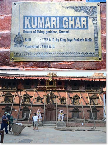 Kumari Ghar, The House of the Living Goddess, survives