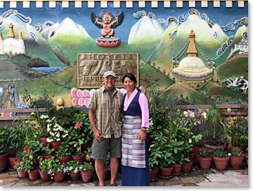 And at Hotel Tibet International things are wonderful, as always. Tsering sends her warmest regards to all her friends from Berg Adventures treks and climbs over the years. See you soon!