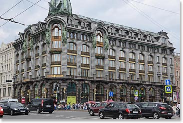 History seeps from every building on Nevsky Prospect