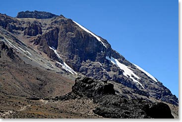 The trail to Lava Tower Camp