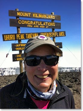 Ann at the summit