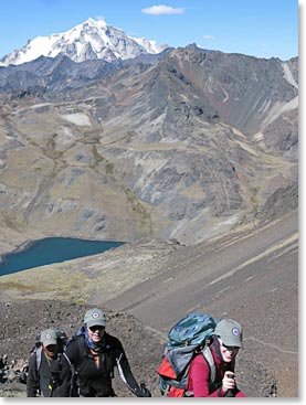 Cerro Austria- our first acclimatization climb