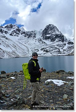 Paul near Base Camp, looking ready to go