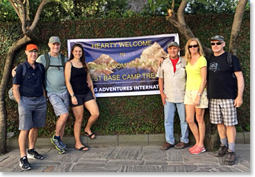 The team from Vancouver with Wally Berg