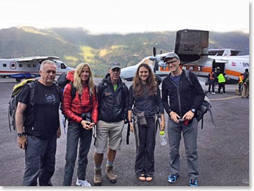 But it was all worth it, we were able to leave on the very first flight to Lukla