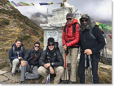 Team Vancouver at Hillary memorial