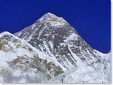 The black pyramid, top of Everest