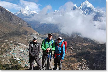 Now it's time to descend to Khumjung where we will spend the night
