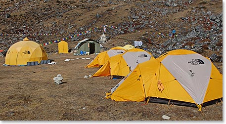 Expedition home base for the next few weeks