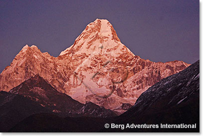 Farewell for now to Ama Dablam, a safe passage she allowed!