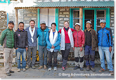 Final team photo in Pangboche.