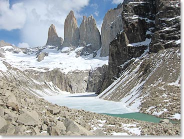 Stunning views of the Towers in Torres del Paine. 