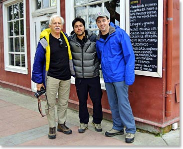 Meeting Claudio Bravo, one of our guides in Puerto Natales